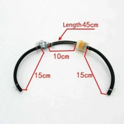 Filtre à Huile D'essence De Carburant De Moto Et Tuyau D'huile D'essence Noir Pour Quad VTT 50CC-150CC,68g -Promos Botani Pro Boutique 100343682 4