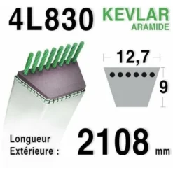 Courroie 4L830 - 4L83 AYP 180212 HUSQVARNA 532180212
