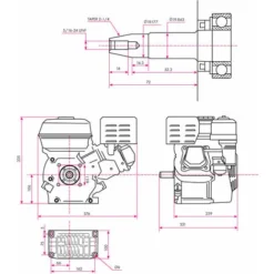EBERTH 5,5 CV 4,1 KW Moteur à Essence (19mm Ø Arbre Conique, Indicateur De Niveau Dhuile Bas, 1 Cylindre, 163cc De Capacité Cubique, 4 Temps) 9 EBERTH 5,5 CV 4,1 KW Moteur à Essence (19mm Ø Arbre Conique, Indicateur De Niveau Dhuile Bas, 1 Cylindre, 163cc De Capacité Cubique, 4 Temps) -Promos Botani Pro Boutique 15100134 5