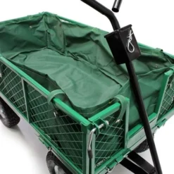 Chariot De Jardin à Main 300kg Avec Bâche Amovible Et Grilles Remorque De Transport Charette 6 Chariot De Jardin à Main 300kg Avec Bâche Amovible Et Grilles Remorque De Transport Charette -Promos Botani Pro Boutique 1708332 3