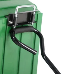 Chariot De Jardin à Main 75L Vert Avec Benne Basculante Remorque 4 Pneus Max 300 Kg Jardinage -Promos Botani Pro Boutique 18476714 5