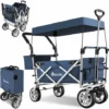 Chariot De Jardin à Main Pliable Nico Avec Sac De Transport Capacité De Charge 80kg - Remorque à Main Pliable, Chariot De Transport Pliable, Chariot De Jardin 4 Roues