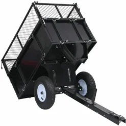 Remorque Basculante Pour Tondeuse De Pelouse Charge De 150 Kg VidaXL 9 Remorque Basculante Pour Tondeuse De Pelouse Charge De 150 Kg VidaXL -Promos Botani Pro Boutique 26228625 5