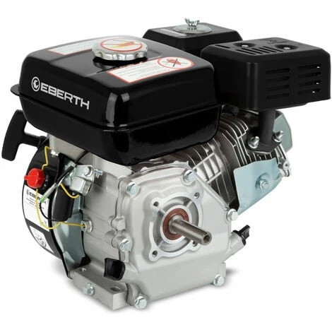 EBERTH 6,5 CV Moteur à Essence Thermique (20 Mm Arbre, Alarme Manque Dhuile, 4 Temps, 1 Cylindre, Refroidissement à Air, Démarrage Via Câble) 1 EBERTH 6,5 CV Moteur à Essence Thermique (20 Mm Arbre, Alarme Manque Dhuile, 4 Temps, 1 Cylindre, Refroidissement à Air, Démarrage Via Câble)