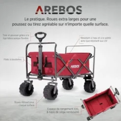 AREBOS Chariot à Outils Rouge -Promos Botani Pro Boutique 30435490 3