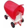 Varan Motors - TC1812M Chariot Wagon Pour Enfant, Chariot De Transport En Bois Avec Bâche, Charge 180Kg Max.