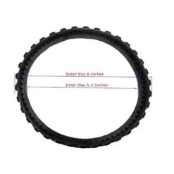 2pcs Piscine Pneu Piste Nettoyeur Remplacement Roue R0526100 Compatible Pour Baracuda MX6/MX8 Nettoyage De Piscine Creusée -Promos Botani Pro Boutique 37991899 4