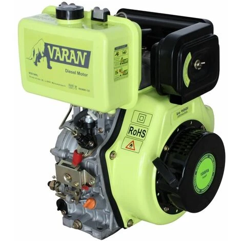 Varan Motors - 92684 Moteur Diesel 14CV 456cc + Démarrage Electrique, Sortie Conique FG3 1 Varan Motors - 92684 Moteur Diesel 14CV 456cc + Démarrage Electrique, Sortie Conique FG3