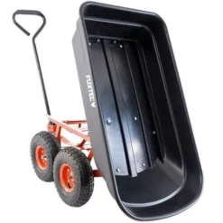 Chariot De Jardin - FUXTEC FX-KW2175 - 4 Roues, Benne Basculante, Transport, 300 Kg Chantier 8 Chariot De Jardin - FUXTEC FX-KW2175 - 4 Roues, Benne Basculante, Transport, 300 Kg Chantier -Promos Botani Pro Boutique 42490090 4
