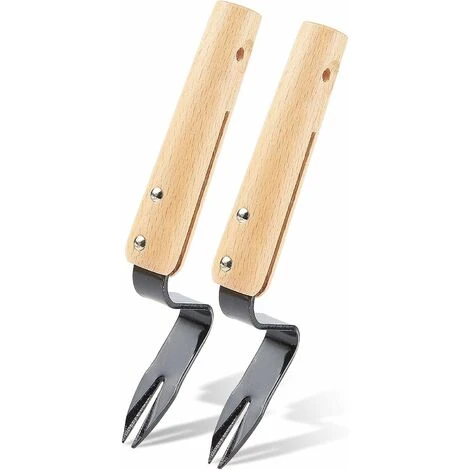 Fourche De Désherbeur Manuel Poignée De Manche D'outil De Jardin 2 Pièces Irisfr (le Noir) 1 Fourche De Désherbeur Manuel Poignée De Manche D'outil De Jardin 2 Pièces Irisfr (le Noir)
