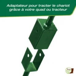 Chariot De Jardin 4 Roues - 52 Litres Capacité 120 Kg -Promos Botani Pro Boutique 5069211 5