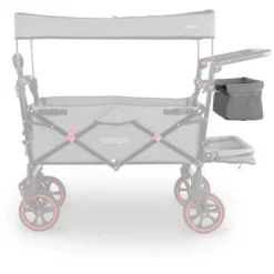 FUXTEC - Sac Arrière Gris Chariot Premium Cruiser