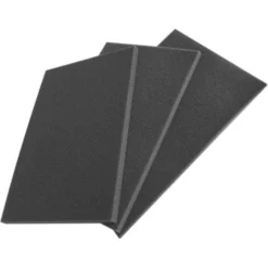 Mousse De Filtre à Air Universelle à Découper 300x210mm Auto Moto Mobylette Quad Motoculture Tondeuse Aspirateur, Lot De 3