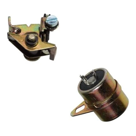 Kit Allumage Compatible Avec Peugeot 103 : Condensateur à Souder + Rupteur Vis Platinées Moto Mobylette Scooter 1 Kit Allumage Compatible Avec Peugeot 103 : Condensateur à Souder + Rupteur Vis Platinées Moto Mobylette Scooter
