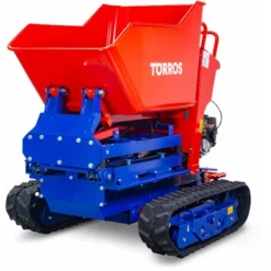 Dumper Hydrostatique Sur Chenilles Extensibles Avec élévateur à Ciseaux, Benne 800 Kg Et Moteur Honda Torros HRS800HX