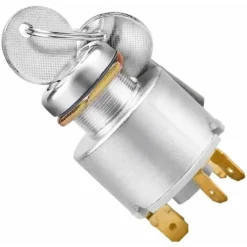 Contacteur D'allumage, SL.GT,12V Contacteur à Clé D'allumage à 4 Positions , Interrupteur Universel De Démarrage Du Moteur, Pour La Plupart Des Voitures, Motos Et Bateaux