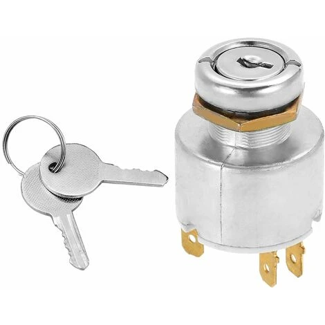 Contacteur D'allumage, SL.GT,12V Contacteur à Clé D'allumage à 4 Positions , Interrupteur Universel De Démarrage Du Moteur, Pour La Plupart Des Voitures, Motos Et Bateaux 4 Contacteur D'allumage, SL.GT,12V Contacteur à Clé D'allumage à 4 Positions , Interrupteur Universel De Démarrage Du Moteur, Pour La Plupart Des Voitures, Motos Et Bateaux – Image 4