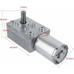 Motoréducteur à Vis Sans Fin à Couple Élevé Réversible Dc 12V Moteur Électrique à Réduction 30Rpm -Promos Botani Pro Boutique 57495339 5