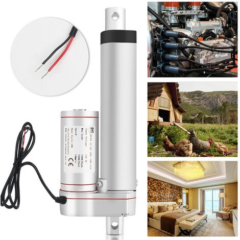 Randaco Entraînement Linéaire Réglage Du Moteur Linéaire Entraînement Ouvre-porte Moteur Actionneur Linéaire DC12V 5,7mm/s 1500N 50mm 4 Randaco Entraînement Linéaire Réglage Du Moteur Linéaire Entraînement Ouvre-porte Moteur Actionneur Linéaire DC12V 5,7mm/s 1500N 50mm – Image 4