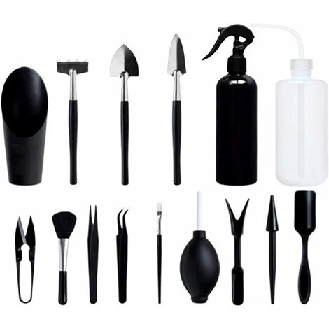 Déstockage Lot De 15 Mini Outils De Jardin Pour Plantes Succulentes, Transplantation à La Main, Outils De Jardinage Miniatures, Kit De Cactus 1 Déstockage Lot De 15 Mini Outils De Jardin Pour Plantes Succulentes, Transplantation à La Main, Outils De Jardinage Miniatures, Kit De Cactus