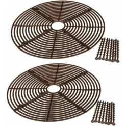 Pot Protection Pour Plantes, Marron, Lot De 3, 30cm Diamètre (Marron)LO-Ron