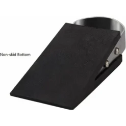 Bouchon En Caoutchouc Pour Porte Robuste Bloc De Porte En Forme De Coin Antidérapant Et Poignée En Acier Inoxydable Sans Endommager Le Sol Et La Porte Convient Aux Familles D'hôtels (lot De 2) -Promos Botani Pro Boutique 65507067 4