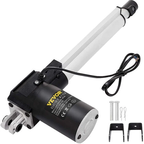 VEVOR Verin Electrique Actionneur Lineaire 6000N / 600kg 200mm Moteur Electrique A Courant Continu DC 12V Pour Tables Elevatrices Et Fauteuils De 1 VEVOR Verin Electrique Actionneur Lineaire 6000N / 600kg 200mm Moteur Electrique A Courant Continu DC 12V Pour Tables Elevatrices Et Fauteuils De