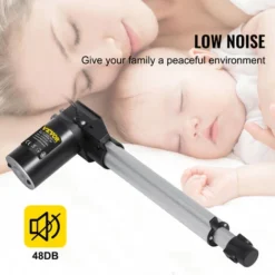 VEVOR Fauteuil Inclinable Electrique De 38-61CM 6000N , Actionneur Lineaire, Moteur De 24V DC, Kit De Remplacement Pour Canape, Fauteuil De Massage -Promos Botani Pro Boutique 69342715 5