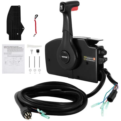 VEVOR Bo?te De Télécommande Montage Latéral 8 Broches Pour Moteur De Bateau Mercury PT 1 VEVOR Bo?te De Télécommande Montage Latéral 8 Broches Pour Moteur De Bateau Mercury PT