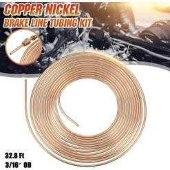 Bobine De Tuyau De Frein 7,62 M - En Cuivre Et Nickel - Avec Un Diamètre Extérieur De 3/16", Tuyau Anti-rouille 9 Bobine De Tuyau De Frein 7,62 M - En Cuivre Et Nickel - Avec Un Diamètre Extérieur De 3/16", Tuyau Anti-rouille -Promos Botani Pro Boutique 71299626 5