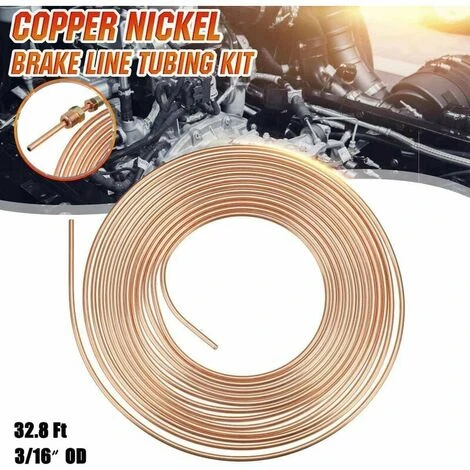 Bobine De Tuyau De Frein 7,62 M - En Cuivre Et Nickel - Avec Un Diamètre Extérieur De 3/16", Tuyau Anti-rouille 5 Bobine De Tuyau De Frein 7,62 M - En Cuivre Et Nickel - Avec Un Diamètre Extérieur De 3/16", Tuyau Anti-rouille – Image 5