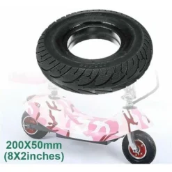 GP Pneu De Scooter 8 Pouces 200x50 Pneu Solide Pour Speedway Ruima Mini 4 Pro -Promos Botani Pro Boutique 75279953 3
