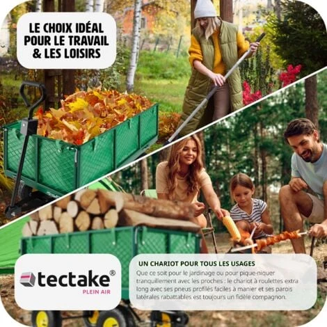 Chariot De Jardin 550 Kg - Chariot De Transport A Main, Remorque De Jardin, Charette A Bras Sur Maison 4 Chariot De Jardin 550 Kg - Chariot De Transport A Main, Remorque De Jardin, Charette A Bras Sur Maison – Image 4