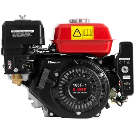 EBERTH 6,5 CV Moteur à Essence Avec Embrayage à Bain Dhuile (Démarreur électrique, 20 Mm Arbre, Alarme Manque Dhuile, 4 Temps, 1 Cylindre, Démarrage Via Câble) Thermique 4 EBERTH 6,5 CV Moteur à Essence Avec Embrayage à Bain Dhuile (Démarreur électrique, 20 Mm Arbre, Alarme Manque Dhuile, 4 Temps, 1 Cylindre, Démarrage Via Câble) Thermique – Image 4