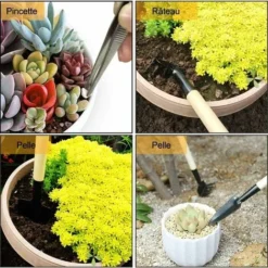 MINKUROW 10 Pcs Testeur De Sol 3 En 1 Ph Humide Lumière Éclairement Avec Pelle Râteau Ciseaux Pincette, Ensemble Outil Jardinage Avec Mesure De Sol Pas Besoin De Pile -Promos Botani Pro Boutique 78429994 4