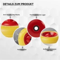 Roue Complète De Brouette En Polyuréthane Increvable Grandeur 4.80 / 4.00-8 9 Roue Complète De Brouette En Polyuréthane Increvable Grandeur 4.80 / 4.00-8 -Promos Botani Pro Boutique 808390 5