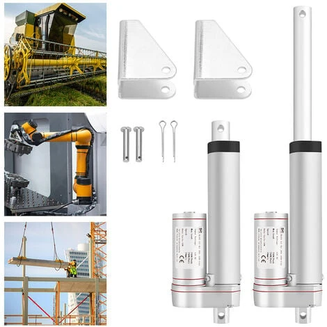 SWANEW 1500N Linéaire Moteur Actionneur Actuateur Electrique Verin DC 12V 100mm 5 SWANEW 1500N Linéaire Moteur Actionneur Actuateur Electrique Verin DC 12V 100mm – Image 5