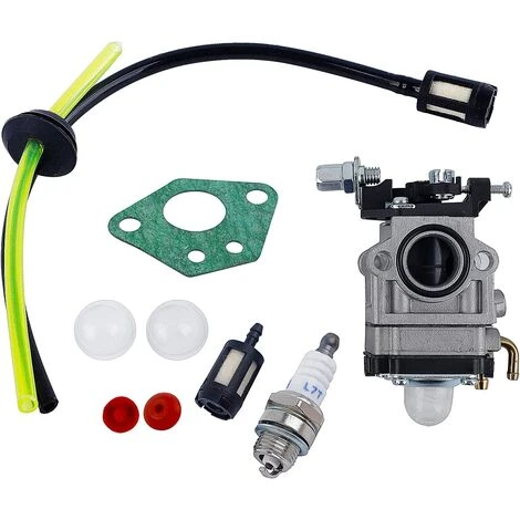 Carburateur Pour Débroussailleuse 52cc 49cc 43cc, Kit Carburateur Avec Joint, Durite, Bougie Et Filtre à Essence MODOU 1 Carburateur Pour Débroussailleuse 52cc 49cc 43cc, Kit Carburateur Avec Joint, Durite, Bougie Et Filtre à Essence MODOU
