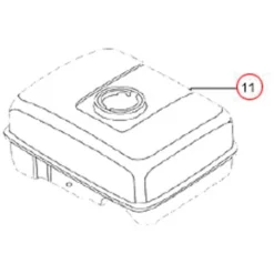 Strong Pièce Détachée Reservoir D'essence Rouge Pour Les Moteurs A Essence 6,5 CV -Promos Botani Pro Boutique 870687 3