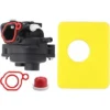 Carburateur + Filtre à Air Pour Moteurs Briggs & Stratton 300E 450E 500E 550EX 08P502 8P502 09P602 9P602 Series Tondeuses à Gazon 799583 591160 595656 591979 593261 Carburateur