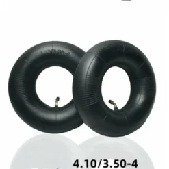 2 Pièces Pneus Tubulaires Série 4.10/3.50-4 Pouces Pour Diable, Chariot, Charrette à Bras, Chariot De Jardin, Tondeuse à Gazon, Tube De Remplacement 4.10-4