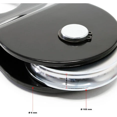 Poulie De Mouflage Ouvrante 10t Treuil Guide De Câble Bloc Snatch Atelier Foerstier Poulie Déviation 5 Poulie De Mouflage Ouvrante 10t Treuil Guide De Câble Bloc Snatch Atelier Foerstier Poulie Déviation – Image 5