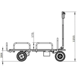 Chariot Plate-forme 400 Kg 1210 X 850 Mm Torros EP400L 9 Chariot Plate-forme 400 Kg 1210 X 850 Mm Torros EP400L -Promos Botani Pro Boutique 94661779 5