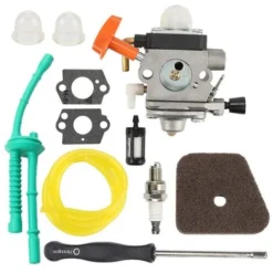 FS100 C1Q-S174 Carburateur + Filtre à Air + Outil De RéGlage + Conduite De Carburant Pour FS87 FS90 FS100 FS110 FS110 HL90 HL95 HL100 HT101 KM90 KM100 KM100 KM110 SP90