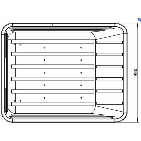 Benne En Polypropylène De 300 Litres Torros EP300P-BAK 3 Benne En Polypropylène De 300 Litres Torros EP300P-BAK – Image 3