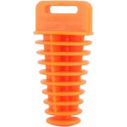 Bouchon Et Réservoir Pour Moteur Thermique Bouchon De Silencieux D'échappement, Moto Dirt Bike ATV Quad 2 Tuyau De Silencieux 4 Temps Échappement De Silencieux Bung Wash Plug(Orange)