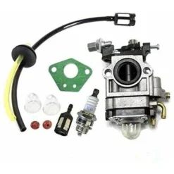 Carburateur Pour Moteur De Débroussailleuse 52cc 49cc 43cc, Kit De Carburateur Avec Joint, Tuyau, Bougie D'allumage Et Filtre à Carburant