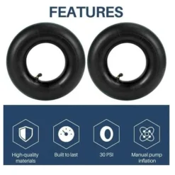 Chambres à Air De 4,10/3,50-4 Pour Diable, Chariot De Transport, Chariot Manuel, Chariot De Jardin, Tondeuse à Gazon, Tube De Rechange De 4,10 3,50-4, 410 / 350-4 / 3,5-4 4 -Promos Botani Pro Boutique 98515573 4